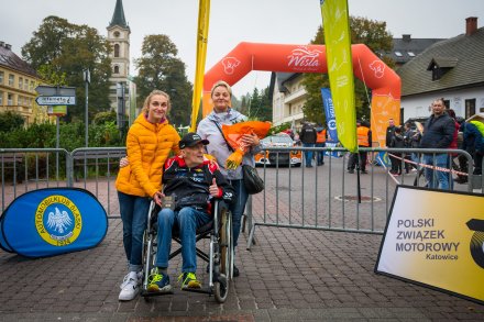 Zbyszek Cieślar z żoną Ireną i córką Pauliną